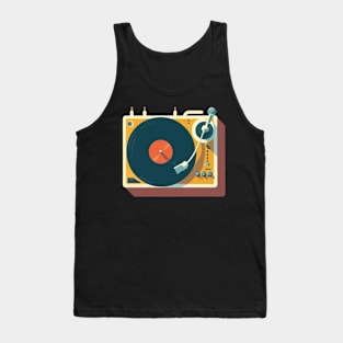 Music vintage rétro style Tank Top